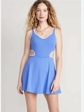 Old Navy Powersoft Athletic Active Dress with Cutouts